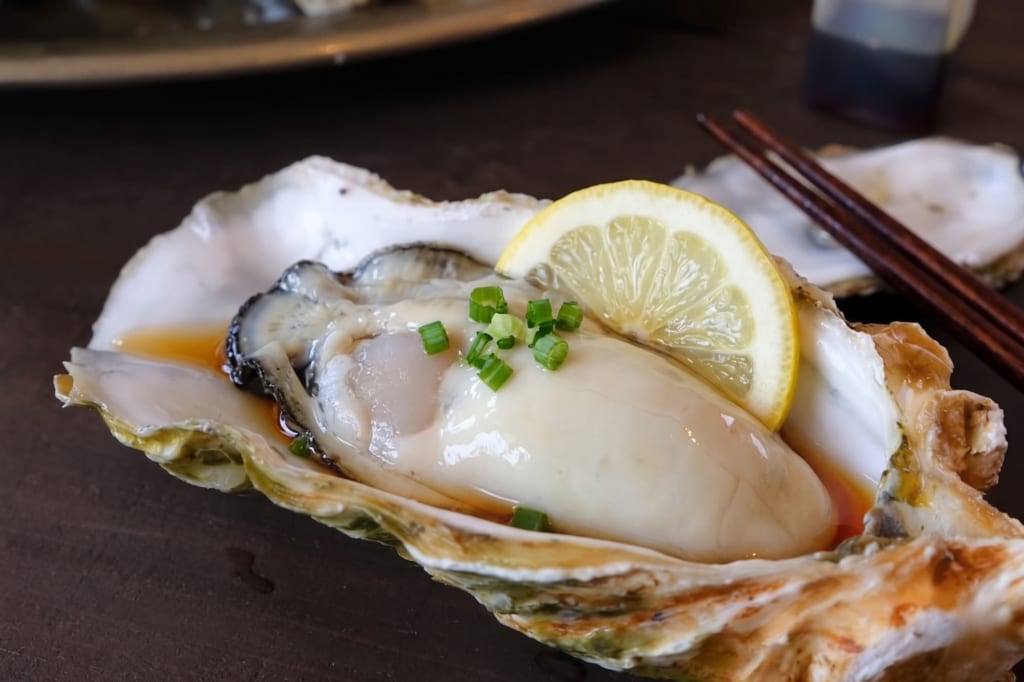松島の新鮮な牡蠣
