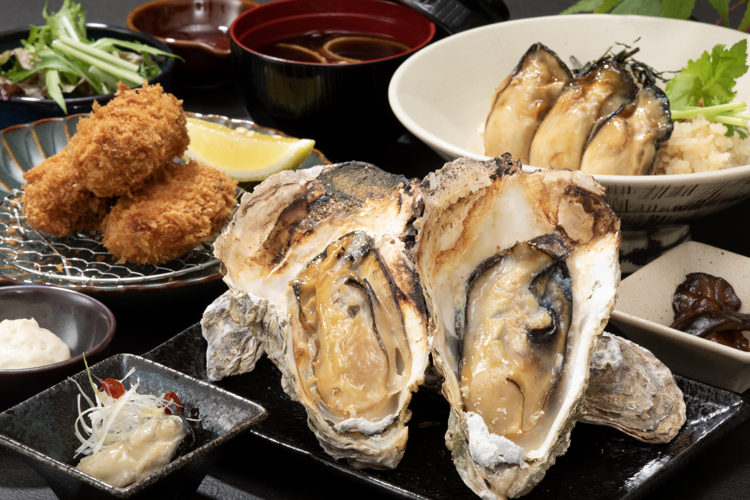 牡蠣ノ屋食堂の御膳