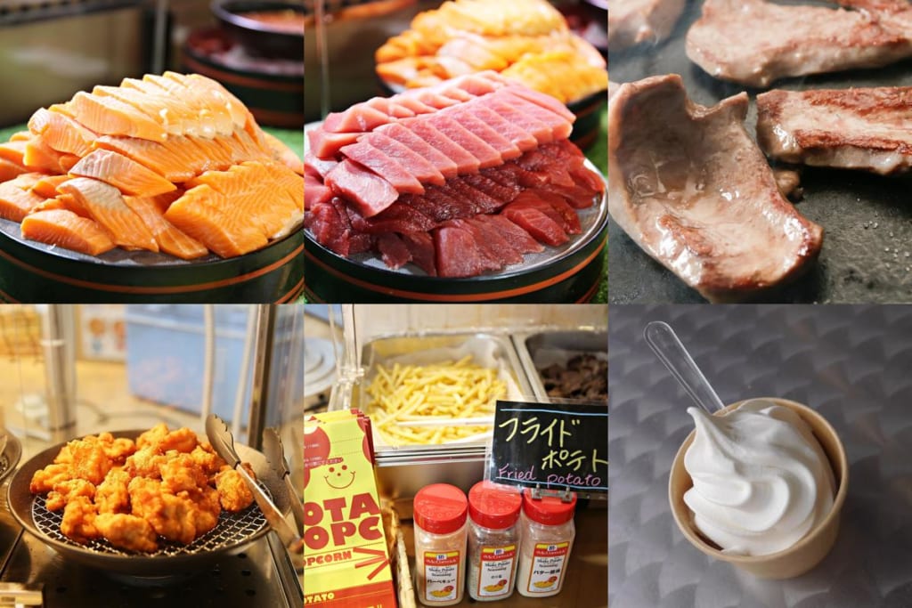 豊富な食べ放題メニュー