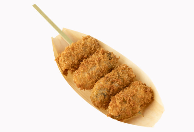 大粒カキフライ串